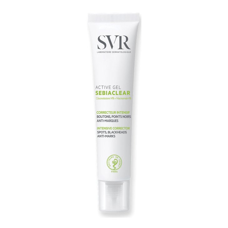 SVR Sebiaclear Active Gel - Correttore intensivo per brufoli e punti neri - 40 ml