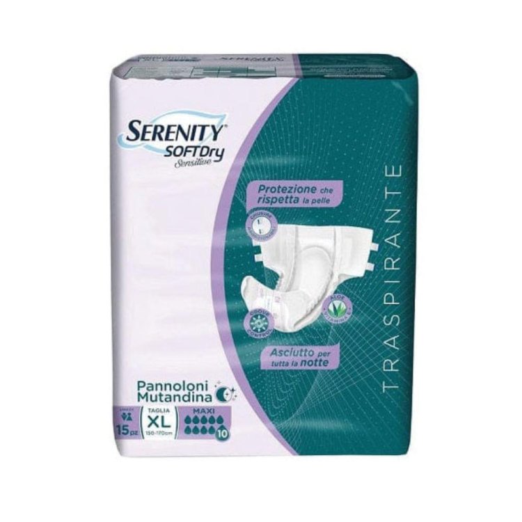 SERENITY Pann.Mut.SD MxXL 15pz