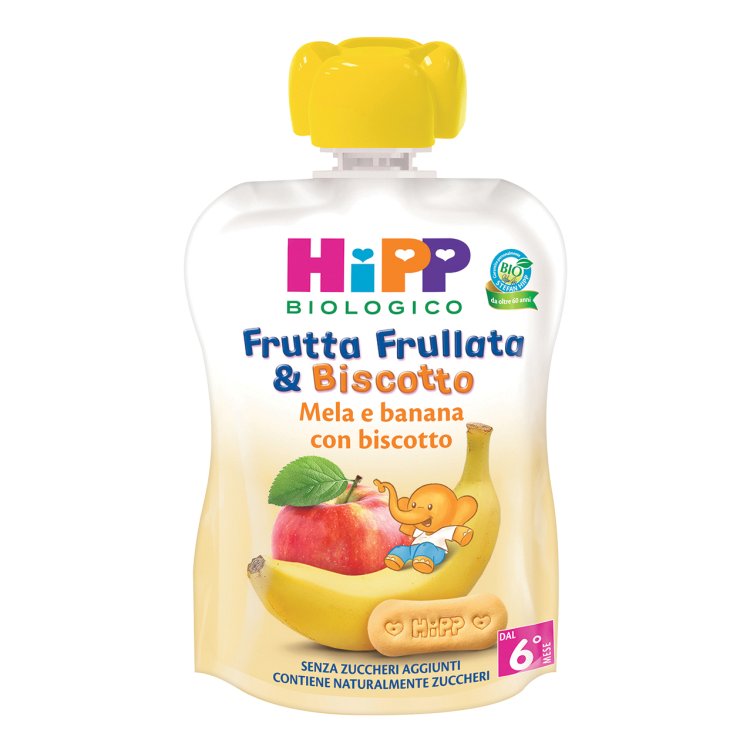 HIPP Frutta Frull&Bisc Me/Ban.