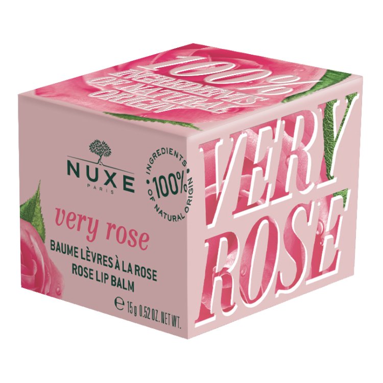 Nuxe Very Rose Balsamo Labbra - Balsamo idratante per labbra secche e screpolate - 15 g