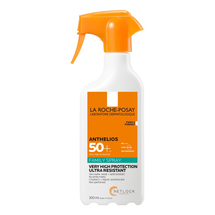 Anthelios Family Spray SPF50+ - Protezione solare molto alta per adulti e bambini - 300 ml
