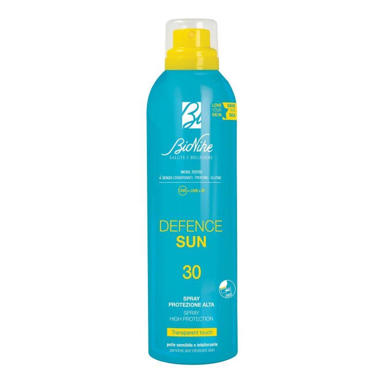 Bionike Defence Sun Spray Trasparente SPF30 - Protezione solare alta - 200 ml