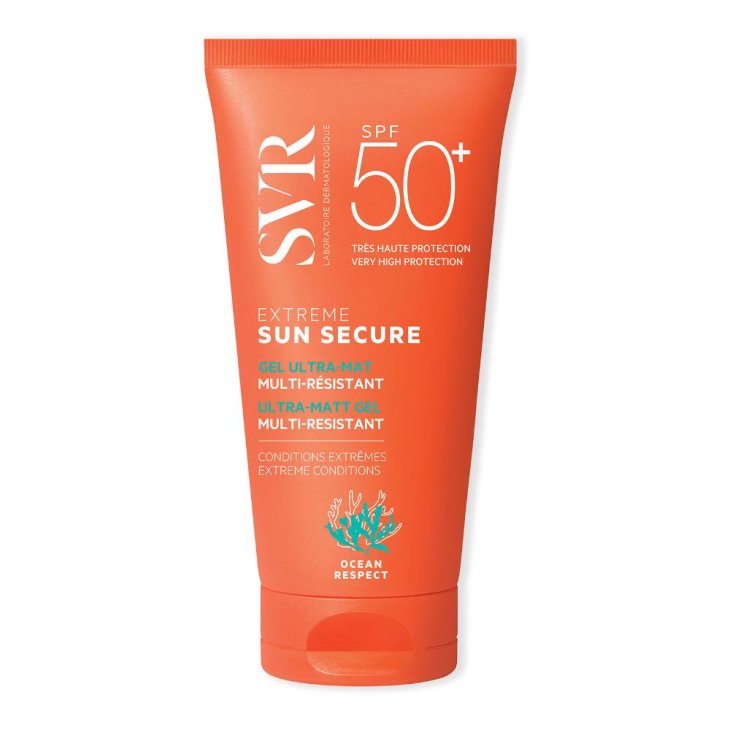 SVR Sun Secure Extreme SPF50+ - Gel solare viso ultra mat per pelle mista e grassa - 50 ml