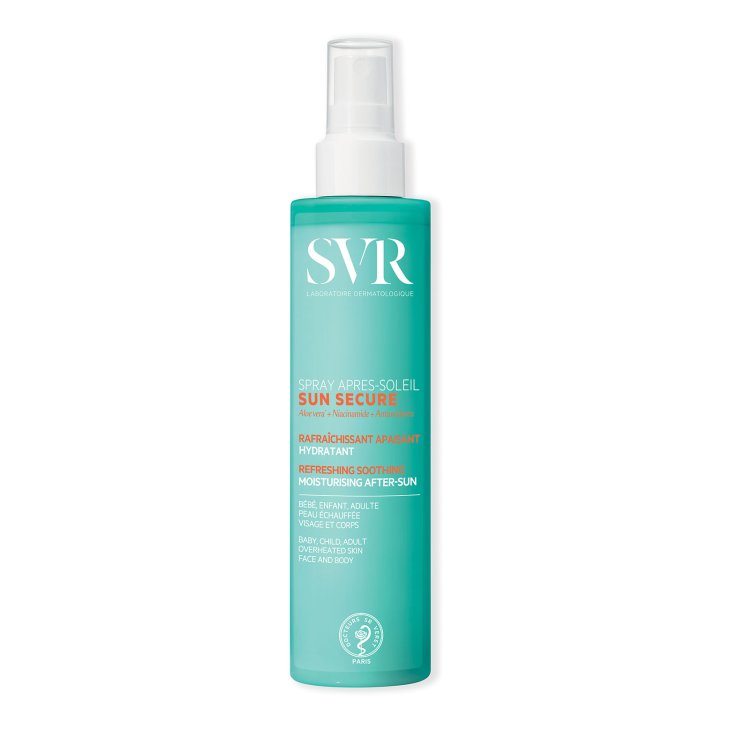 SVR Sun Secure Spray Rinfrescante Doposole - Doposole per viso e corpo adatto per adulti e bambini - 200 ml