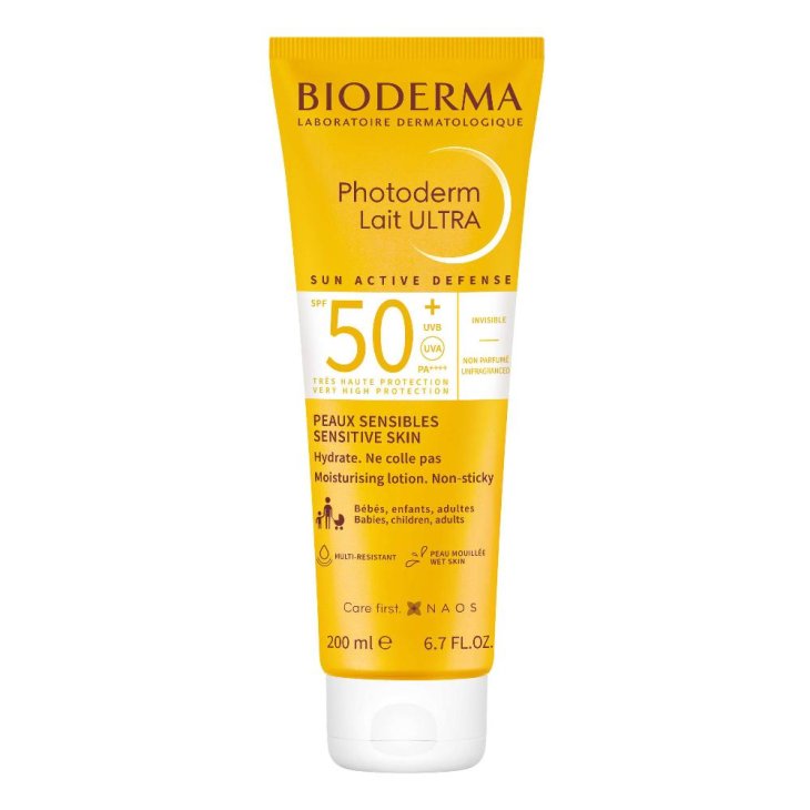 Bioderma Photoderm Lait Ultra SPF50+ - Latte solare idratante per viso e corpo - 200 ml Bioderma Photoderm Lait Ultra SPF50+ - Latte solare idratante per viso e corpo - 200 ml