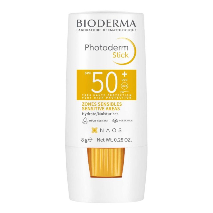 Bioderma photoderm Stick SPF 50+ - Protezione solare molto alta per zone sensibili - 8 g Bioderma photoderm Stick SPF 50+ - Protezione solare molto alta per zone sensibili - 8 g