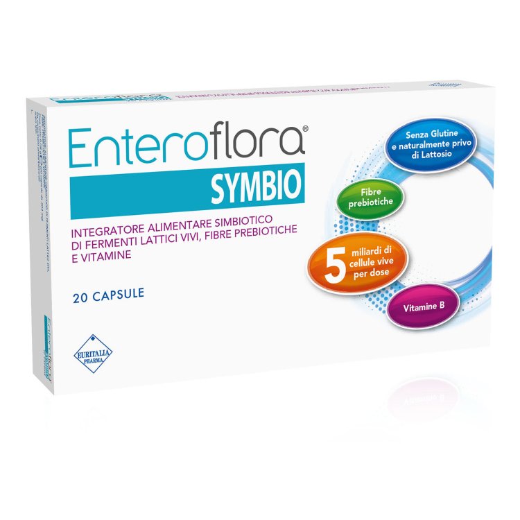 Enteroflora Symbio - Integratore a base di fermenti lattici vivi - 20 capsule