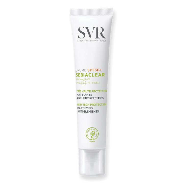 Svr Sebiaclear Creme SPF50 - Crema viso effetto mat per pelle mista e grassa - 40 ml