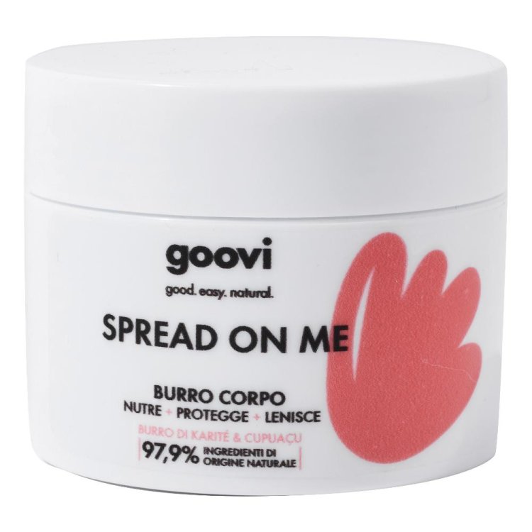 Goovi Spread On Me Burro Corpo Nutriente - Burro idratante, lenitivo e protettivo - 221 g