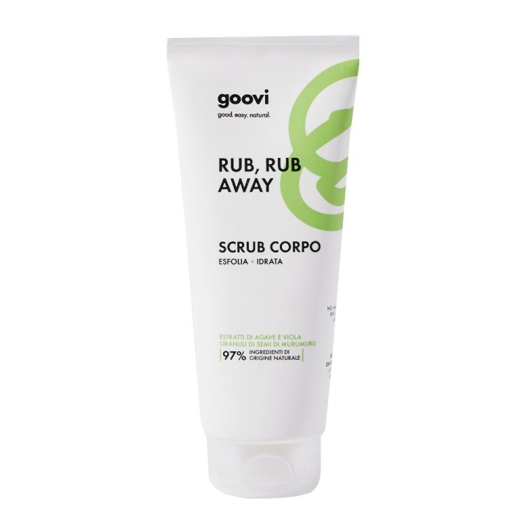 Goovi Rub Rub Away Scrub Corpo - Trattamento esfoliante e idratante - 200 ml