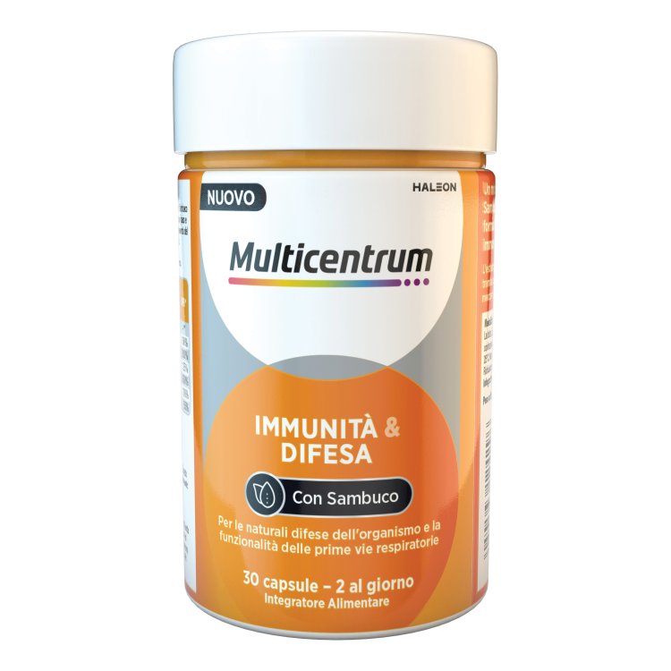 Multicentrum Immunità e Difesa - Integratore alimentare per le difese immunitarie - 30 capsule