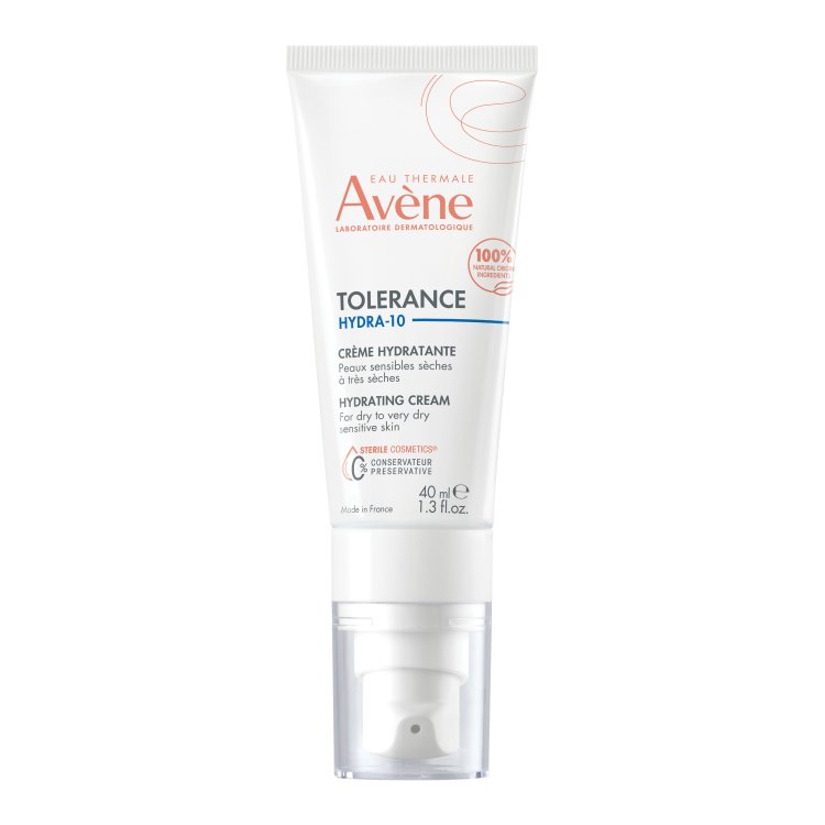 Avene Tolerance Hydra 10 Crema - Crema viso per pelle secca e sensibile - 40 ml