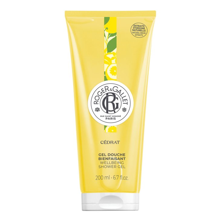 Roger & Gallet Gel Douche Cedrat - Gel doccia al profumo fresco di Cedro - 200 ml