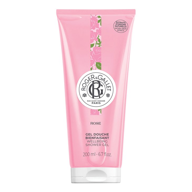 Roger & Gallet Gel Douche Rose - Gel doccia al profumo di Rosa - 200 ml