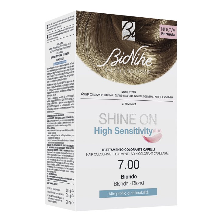 Bionike Shine On High Sensitivity Plus Tintura Numero 7 - Tinta capelli colore biondo