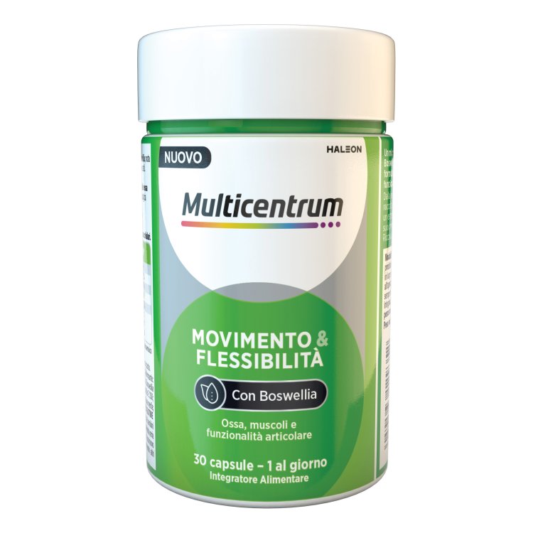 Multicentrum Movimento e Flessibilità - Integratore per ossa, muscoli e articolazioni - 30 capsule