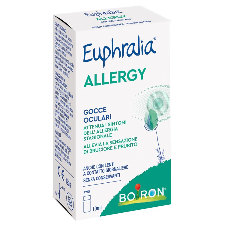 Euphralia Allergy Collirio - Gocce oculari lenitive contro i sintomi dell'allergia - 10 ml