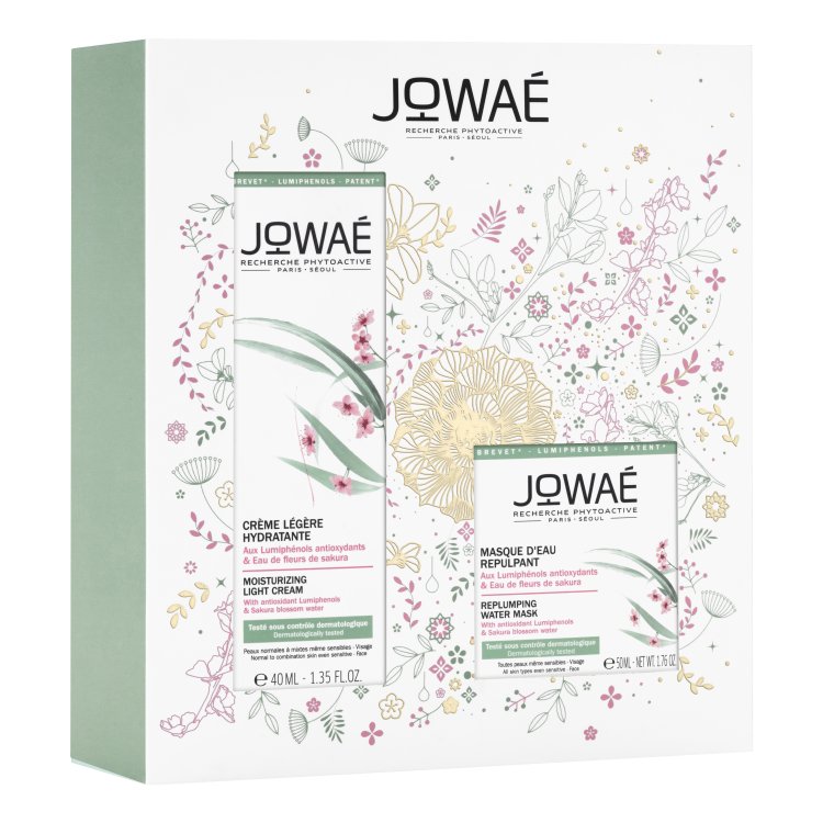 Jowae Cofanetto Idratazione Viso - Crema leggera idratante 40 ml + Maschera rimpolpante 50 ml