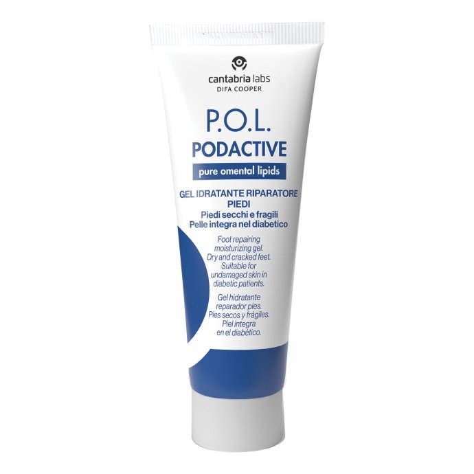 Pol Podactive Gel Idratante Riparatore Piedi - Crema idratante per piedi screpolati adatta anche per piede diabetico - 75 ml Pol Podactive Gel Idratante Riparatore Piedi - Crema idratante per piedi screpolati adatta anche per piede diabetico - 75 ml