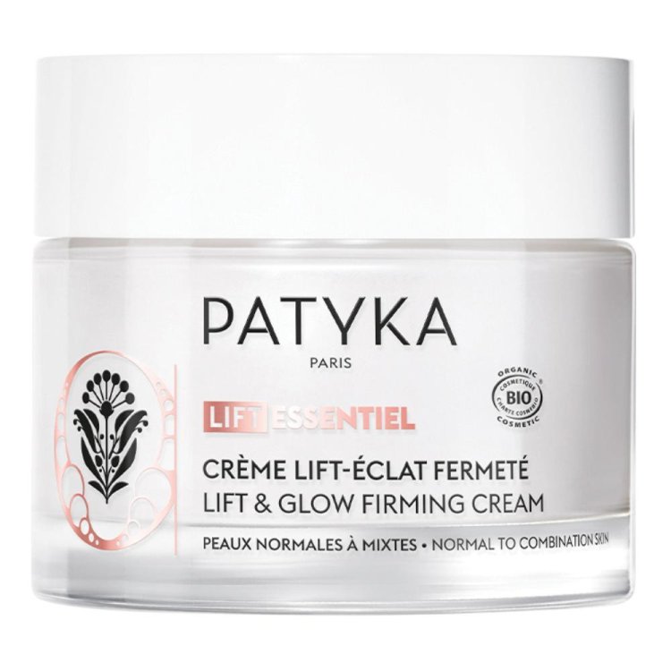 Patyka Crema Liftante-Illuminante Tonificante - Crema viso antirughe per pelle da normale a mista - 50 ml