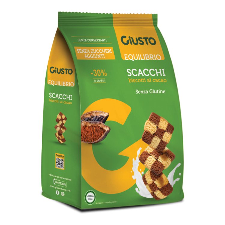 GIUSTO S/G Bisc.Scacchi*250g