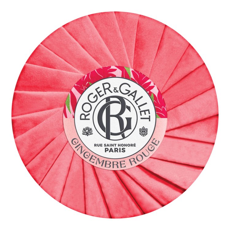 Roger & Gallet Gingembre Rouge Saponetta - Saponetta profumata energizzante allo zenzero rosso - 100 g