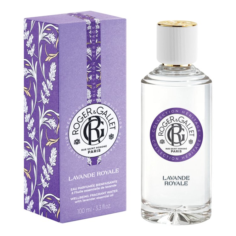 Roger & Gallet Lavande Royale Eau Parfumee - Acqua profumata rilassante - Heritage collection - 100 ml