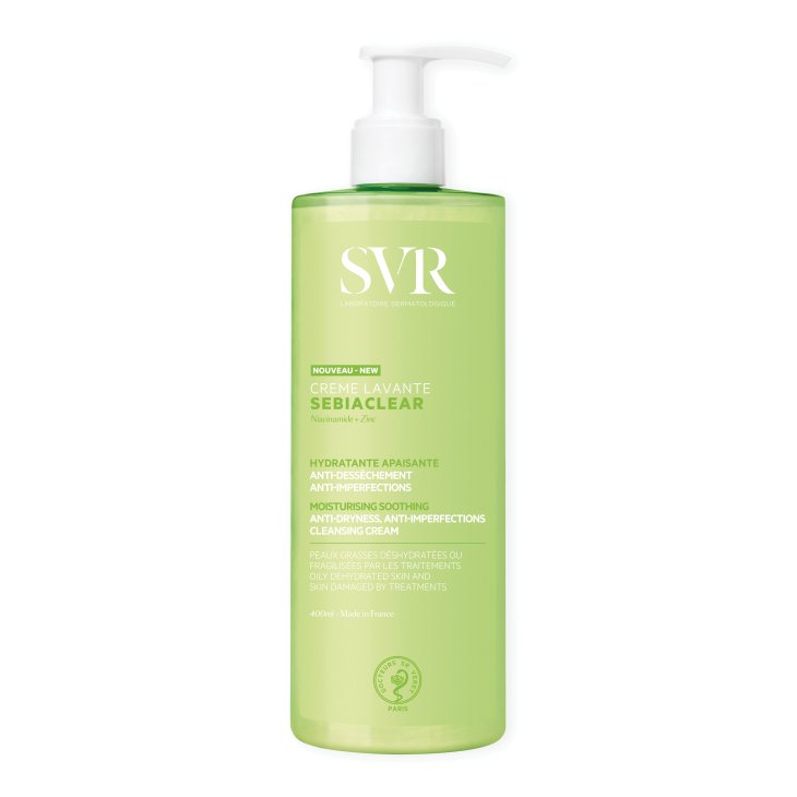 Svr Sebiaclear Creme Lavante Viso e Corpo - Detergente antimperfezioni per pelle disidratata - 400 ml