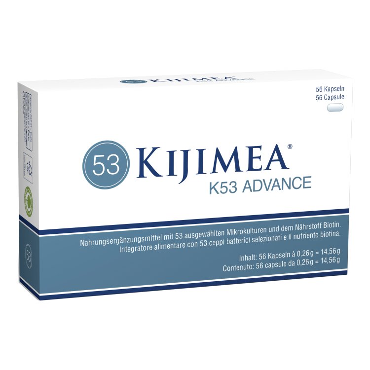 Kijimea K53 Advance - Integratore alimentare per l'equilibrio della flora intestinale - 56 capsule