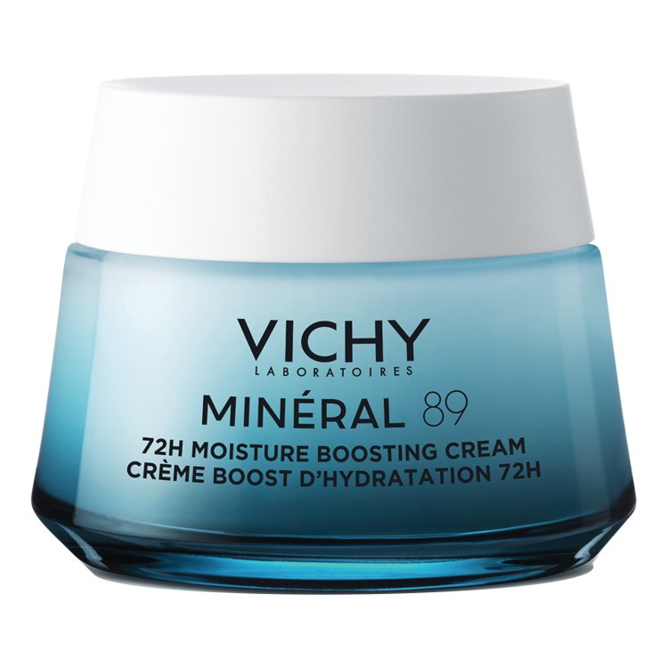 Vichy Mineral 89 Crema Booster Idratante - Crema viso da giorno leggera idratante e rimpolpante - 50 ml