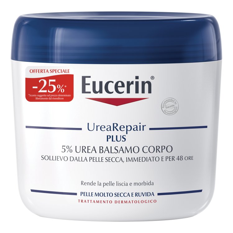 Eucerin UreaRepair Plus Balsamo Corpo con Urea al 5% - Balsamo corpo per pelle molto secca e ruvida - 450 ml