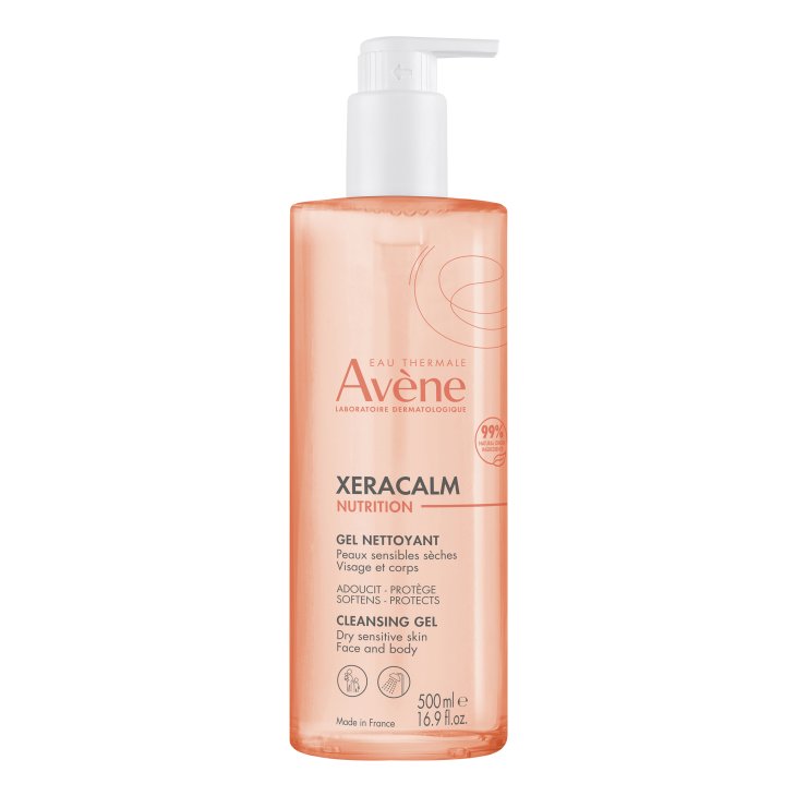 Avene Xeracalm Nutrition Gel Detergente - Detergente delicato per pelle secca e sensibile - 500 ml