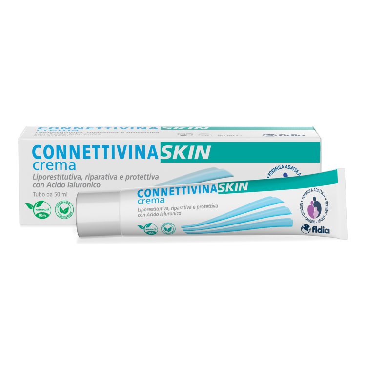 Connettivina Skin Crema - Crema idratante e riparatrice per pelle secca e arrossata - 50 ml