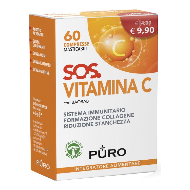 PURO SOS Vit.C 60Cpr mast.