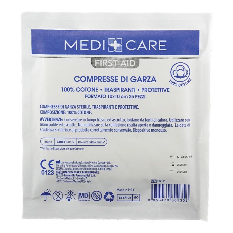 MEDICARE Garza Cot.10x10  25pz