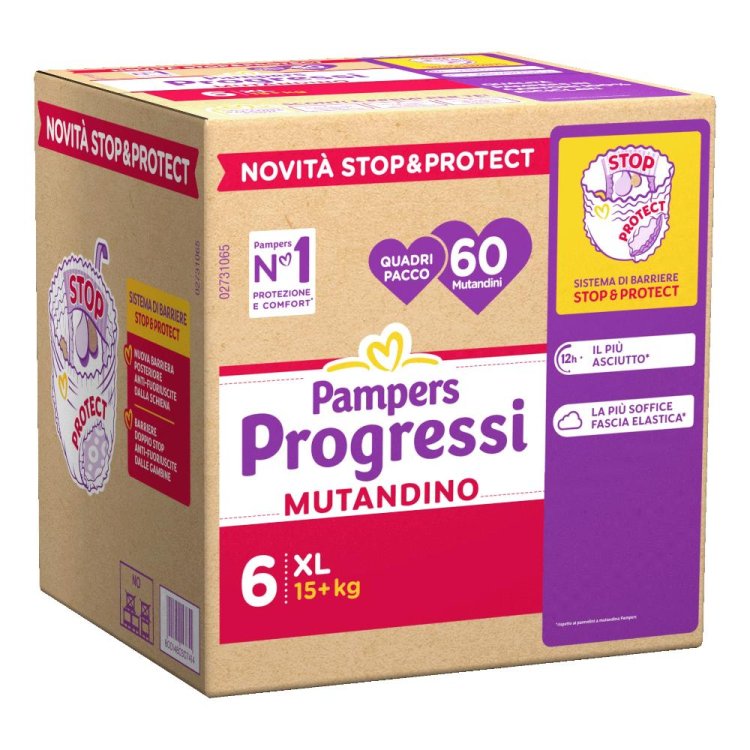 PAMPERS PROG MUT QUADRI XL 60P