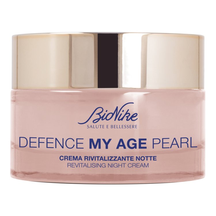 Bionike Defence My Age Pearl Crema Viso Notte - Crema rivitalizzante per prime rughe - 50 ml