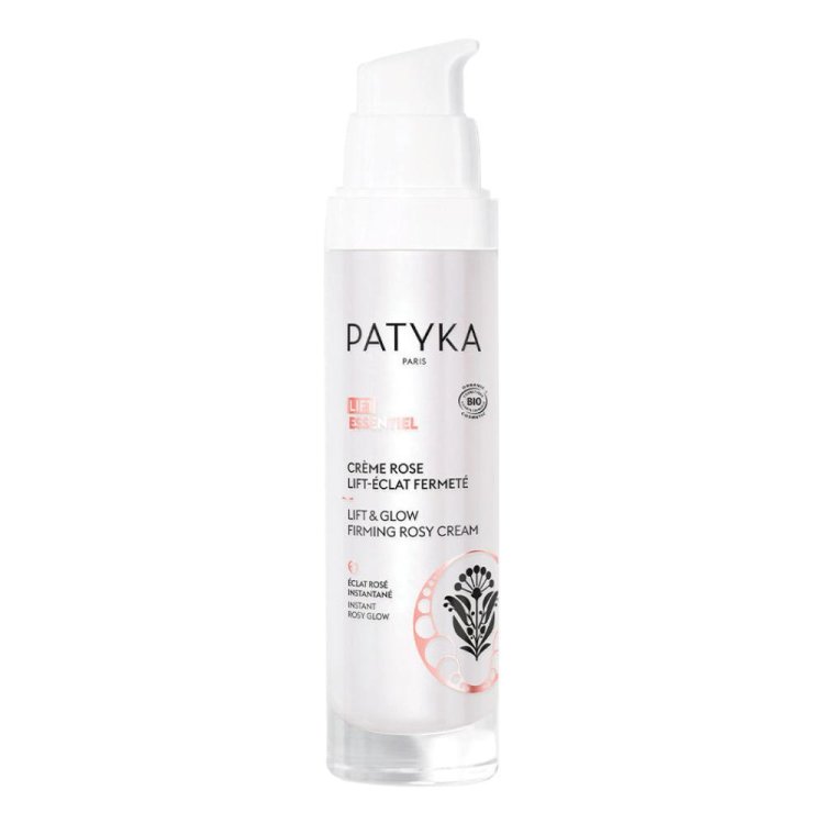 Patyka Crema Rosa Liftante Illuminante Tonificante - Crema viso antietà effetto bellezza immediato - 50 ml