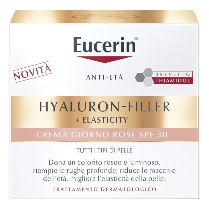 Eucerin Hyaluron Filler + Elasticity Rose Crema Giorno SPF30 - Crema viso antietà - 50 ml
