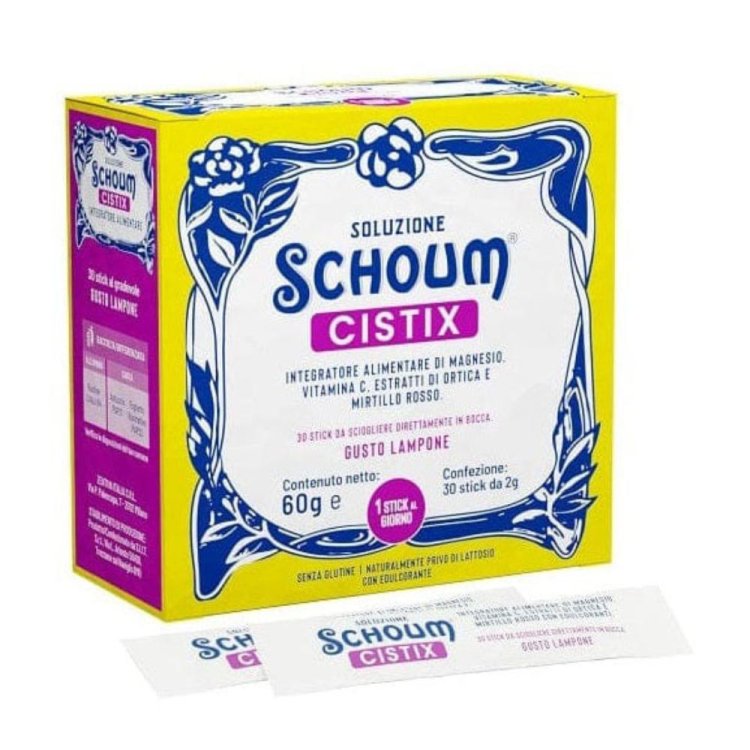Soluzione Schoum Cistix Integratore per Vie Urinarie in Stick Orosolubili