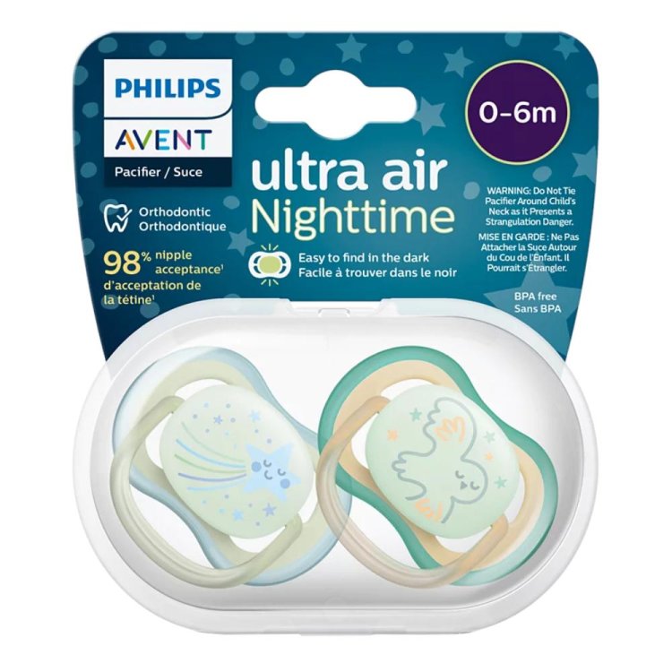 AVENT Succh.Notte Sil.0/6m 2pz