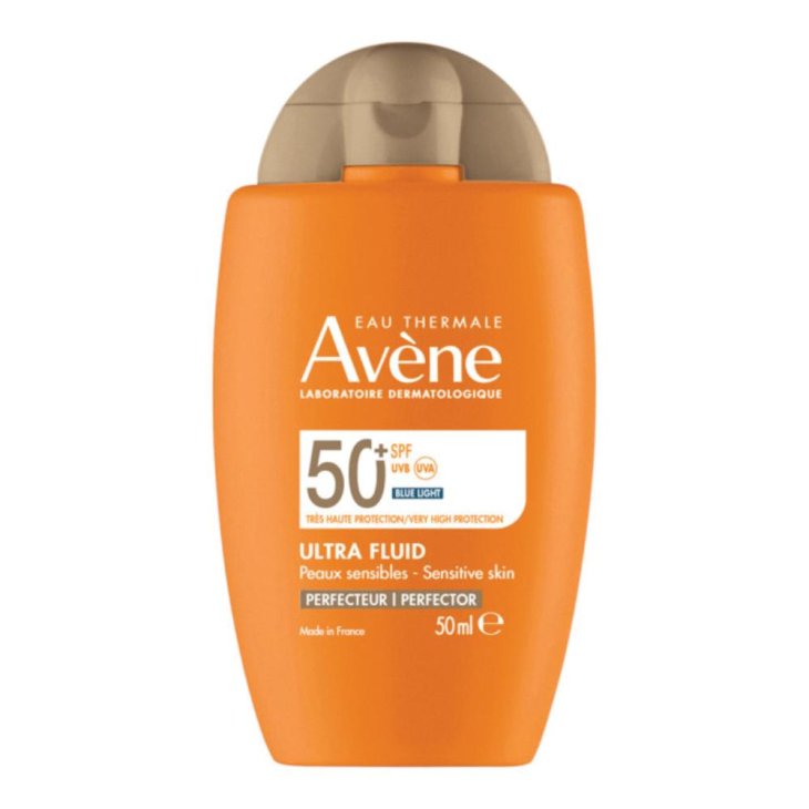 Avene Solare Ultra Fluid Perfezionatore SPF50 - Protezione solare colorata molto alta per il viso - 50 ml