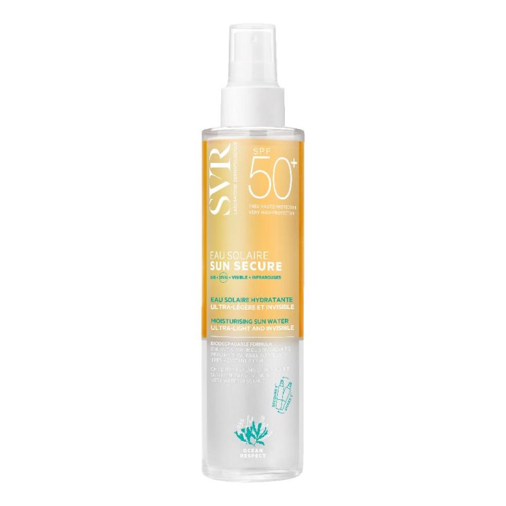 Svr Sun Secure Acqua Solare SPF 50+ - Protezione solare viso e corpo per adulti e bambini - 100 ml