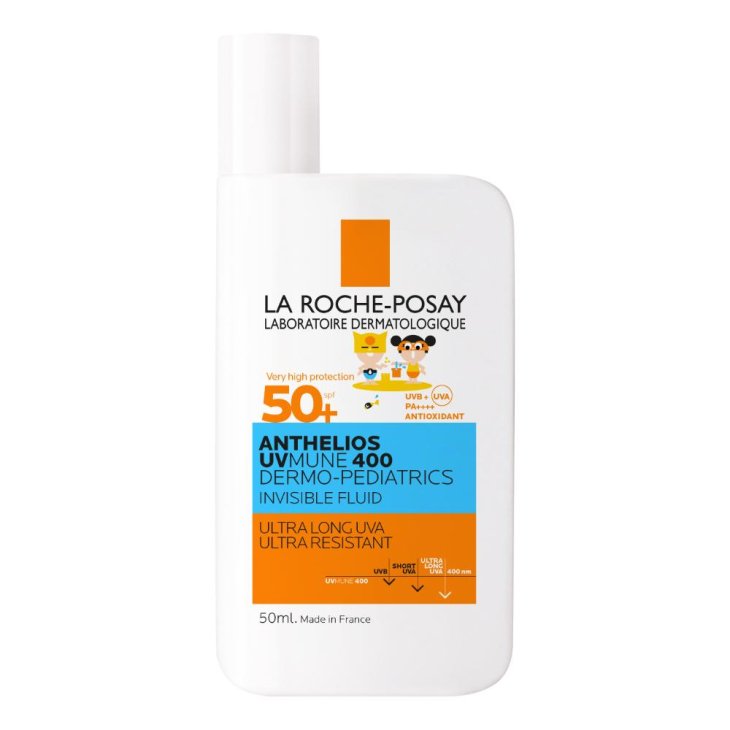 Anthelios UVmune 400 Dermo-Pediatrics Fluido Invisibile SPF 50+ - Protezione solare molto alta per bambini - 50 ml