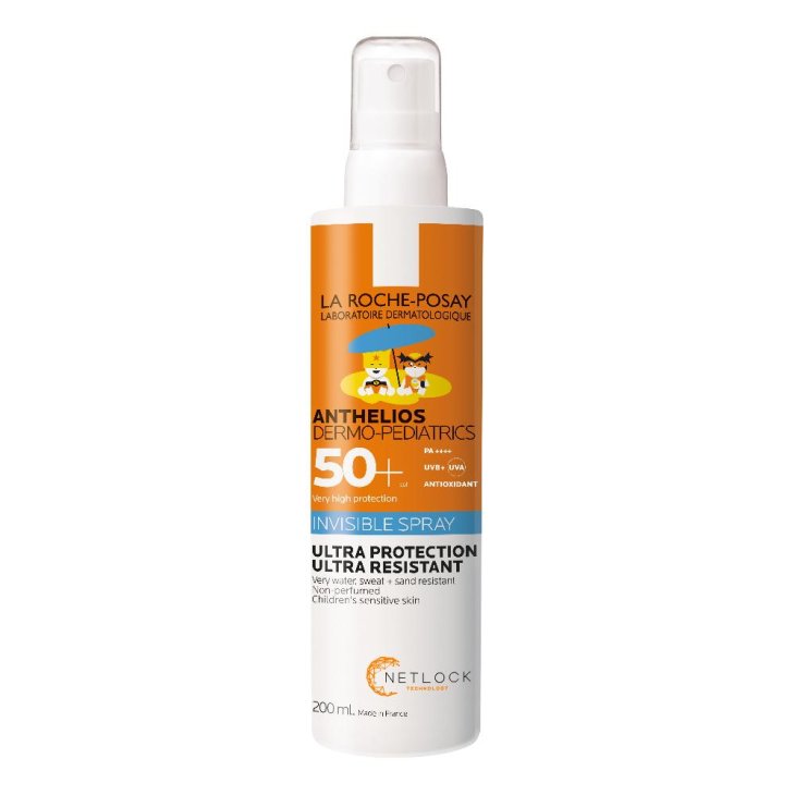 Anthelios UVmune 400 Dermo-Pediatrics Spray Invisibile SPF 50+ - Protezione solare molto alta per bambini - 200 ml