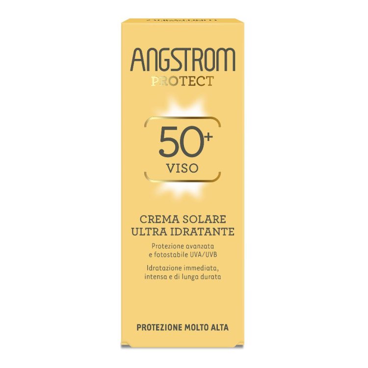 Angstrom Hydra Crema Viso Ultra Idratante SPF50+ - Protezione solare molto alta per il viso - 50 ml
