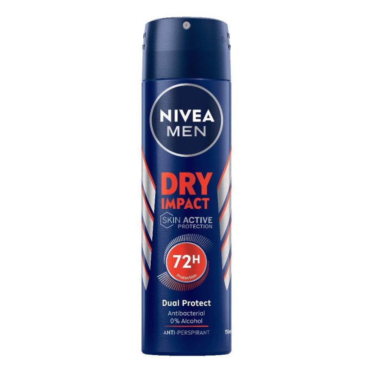 NIVEA MEN DEO SPR DRY IMPACT 150ML