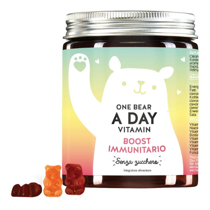 Bears with benefit One Bear A Day Vitamin Immun - Integratore alimentare per il sistema immunitario - 45 orsetti gommosi