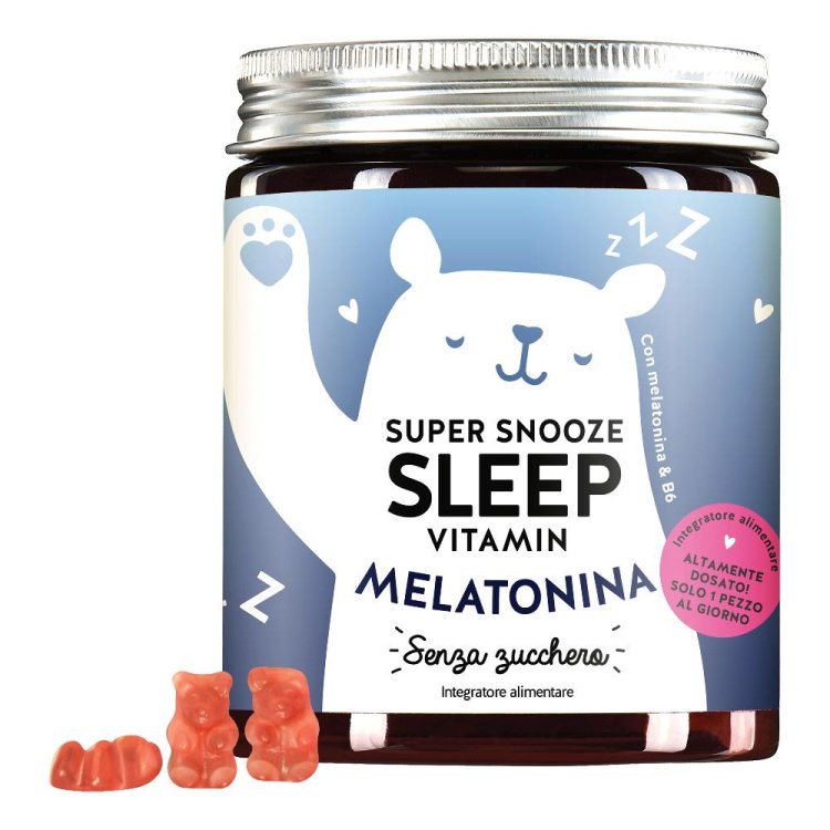 Bears with Benefit Super Snooze Sleep - Integratore a base di Melatonina - 45 orsetti gommosi