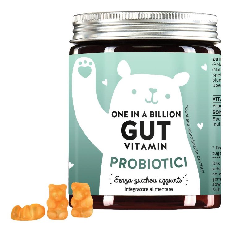 Bears with Benefit One In A Billion Vitamin - Integratore a base di probiotici - 45 orsetti gommosi